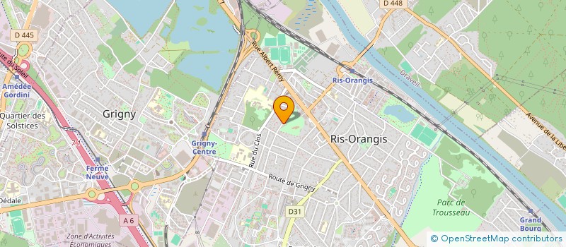 localisation de l'entreprise IMMONA à RIS-ORANGIS