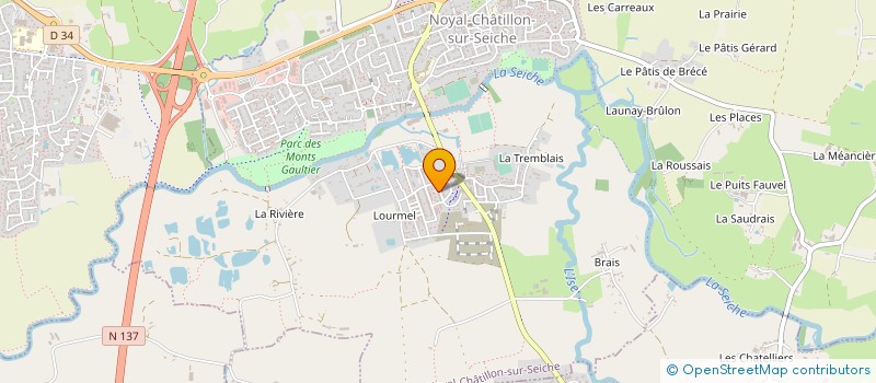 localisation de l'entreprise IMMONAT  NOYAL-CHATILLON-SUR-SEICHE