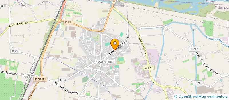 localisation de l'entreprise IMMONATEL GESTION  ROGNONAS