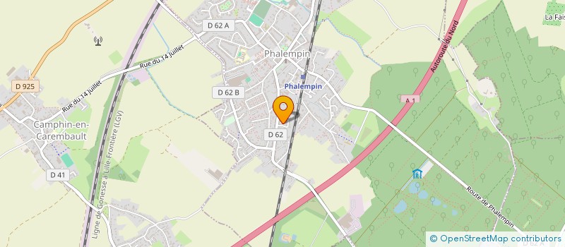 localisation de l'entreprise IMMONECC  PHALEMPIN