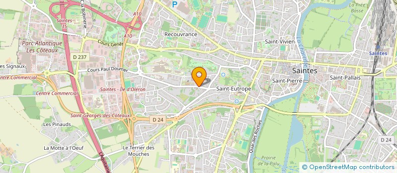 localisation de l'entreprise IMMONELO  SAINTES