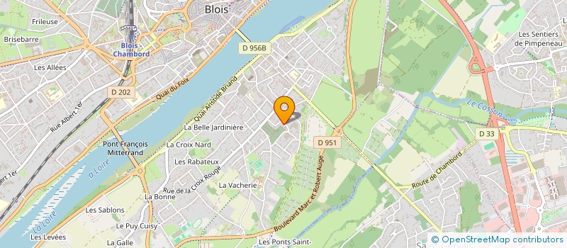 localisation de l'entreprise IMMONET  BLOIS