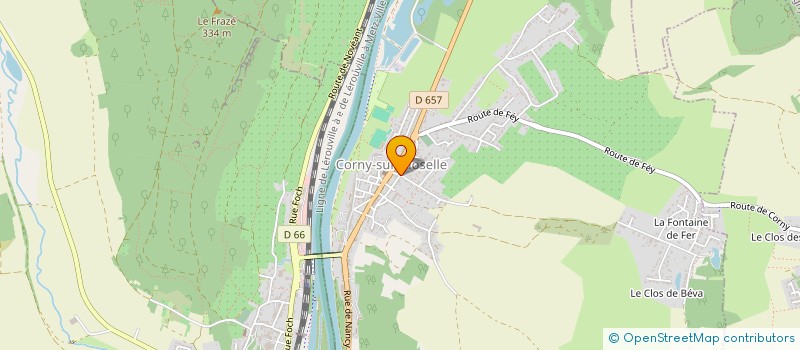 localisation de l'entreprise IMMONISTO  CORNY-SUR-MOSELLE