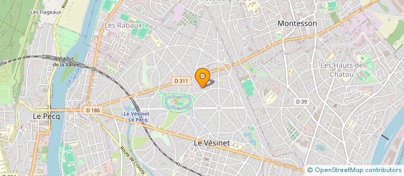 localisation de l'entreprise IMMONO  LE VESINET