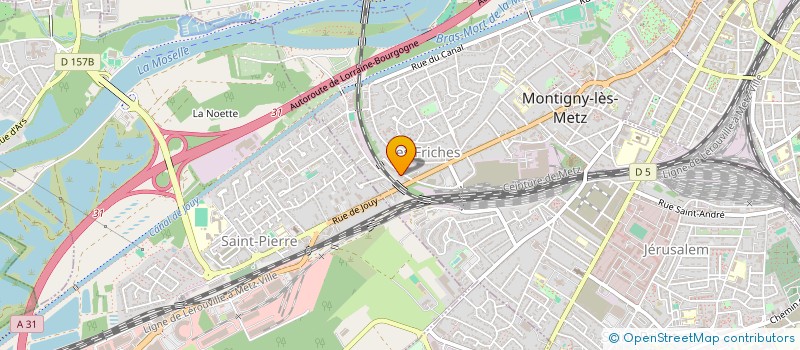 localisation de l'entreprise IMMONOT à MONTIGNY-LES-METZ