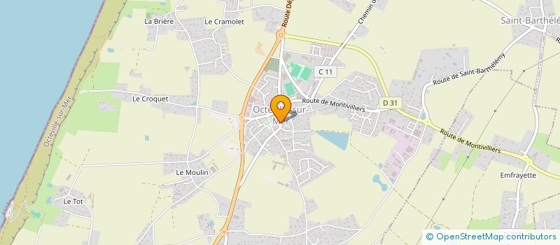 localisation de l'entreprise IMMONOT GM  OCTEVILLE-SUR-MER