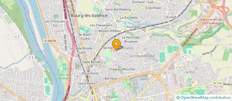 localisation de l'entreprise IMMONOV'ART  BOURG-LES-VALENCE