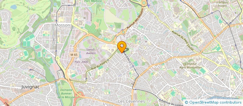 localisation de l'entreprise IMMONOVA  MONTPELLIER