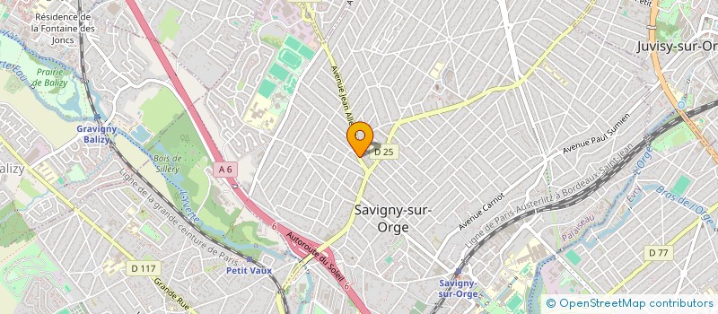 localisation de l'entreprise IMMOOUICHI à SAVIGNY-SUR-ORGE