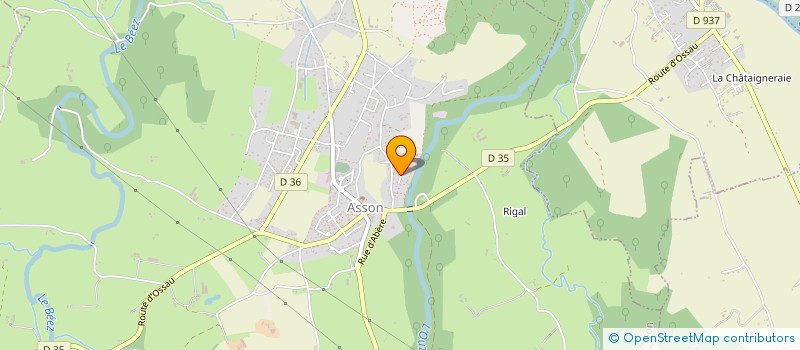 localisation de l'entreprise IMMOOV'64  ASSON