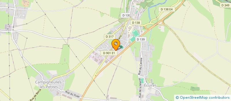 localisation de l'entreprise IMMOPAD  ECUIRES