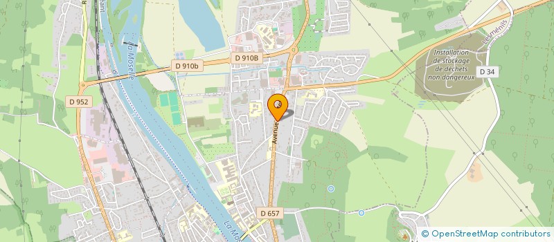 localisation de l'entreprise IMMOPAM LOCATION  PONT-A-MOUSSON