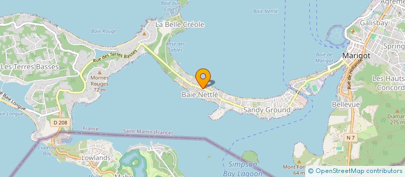 localisation de l'entreprise IMMOPAR ANTILLES à SAINT-MARTIN