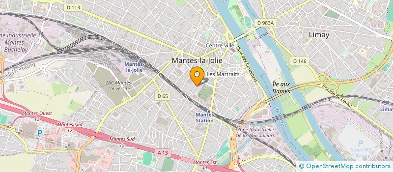 localisation de l'entreprise IMMOPARC  MANTES-LA-JOLIE