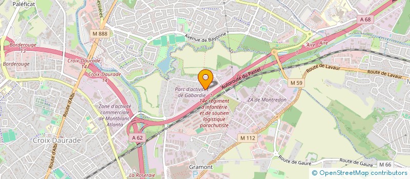 localisation de l'entreprise IMMOPARC à TOULOUSE