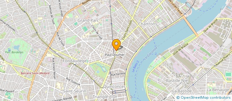 localisation de l'entreprise IMMOPARC  BORDEAUX