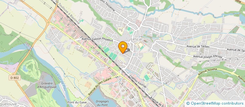 localisation de l'entreprise IMMOPAU à LESCAR