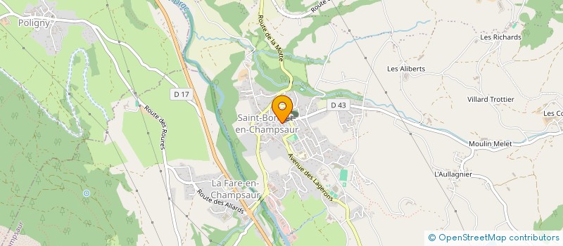 localisation de l'entreprise IMMOPAULHAN  SAINT-BONNET-EN-CHAMPSAUR