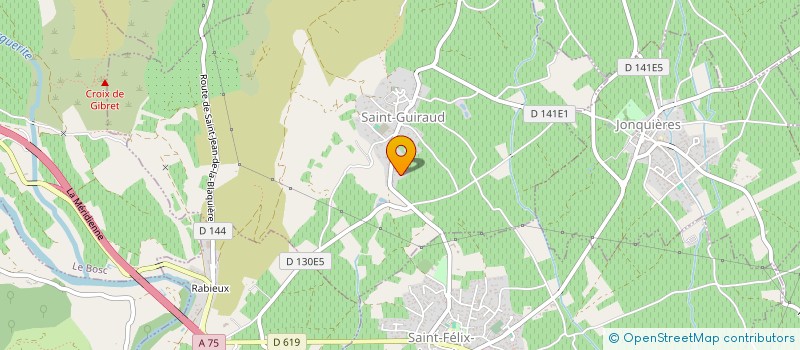 localisation de l'entreprise IMMOPERSEGOL  SAINT-GUIRAUD