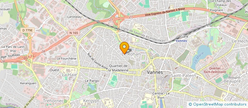 localisation de l'entreprise IMMOPHARM à VANNES