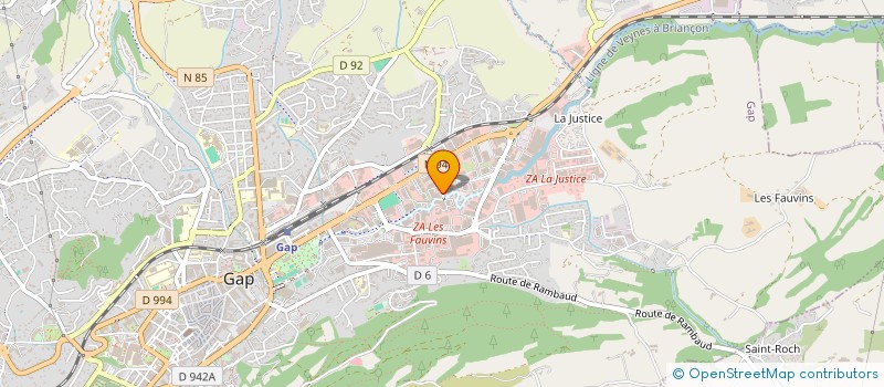 localisation de l'entreprise IMMOPHRYS  GAP