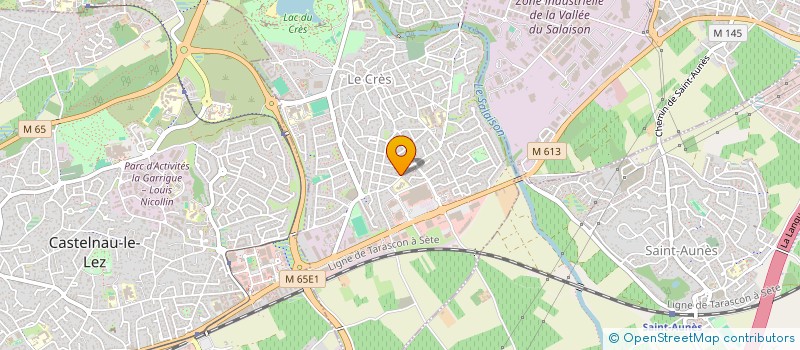 localisation de l'entreprise IMMOPI à LE CRES