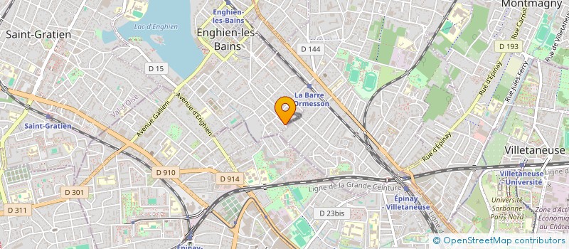 localisation de l'entreprise IMMOPIA  ENGHIEN-LES-BAINS