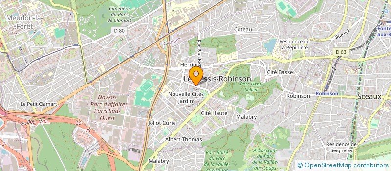 localisation de l'entreprise IMMOPLESSIS à LE PLESSIS-ROBINSON