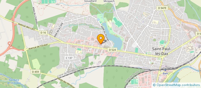 localisation de l'entreprise IMMOPLUM  SAINT-PAUL-LES-DAX