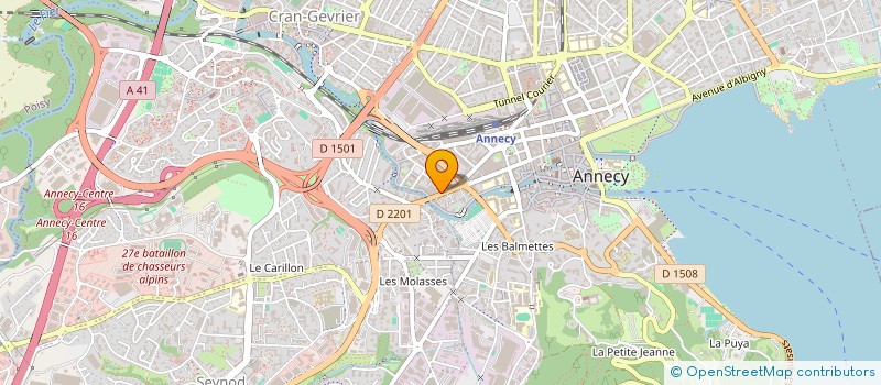 localisation de l'entreprise IMMOPLUS à ANNECY
