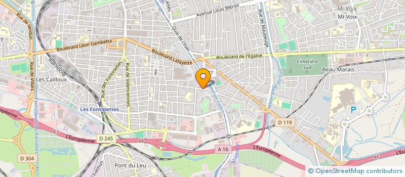 localisation de l'entreprise IMMOPLUS  CALAIS