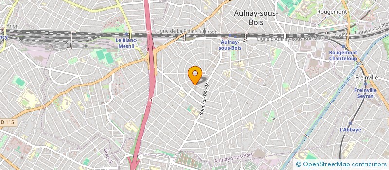 localisation de l'entreprise IMMOPLUS à AULNAY-SOUS-BOIS