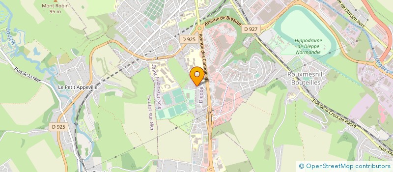 localisation de l'entreprise IMMOPLUS 76  SAINT-AUBIN-SUR-SCIE