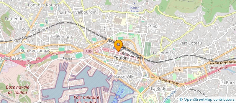 localisation de l'entreprise IMMOPOLE  TOULON