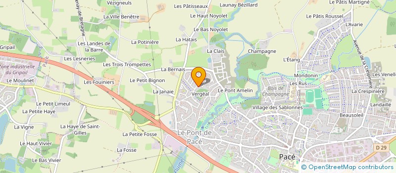 localisation de l'entreprise IMMOPOT  PACE