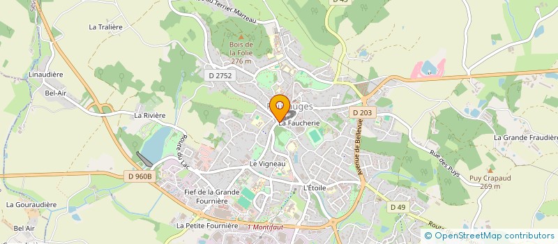 localisation de l'entreprise IMMOPOUZAUGES à POUZAUGES