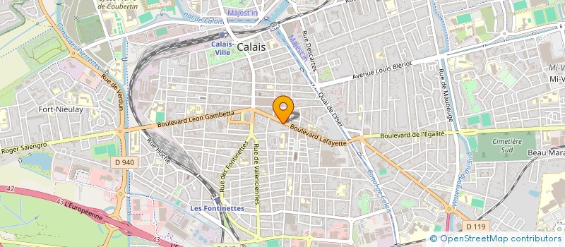 localisation de l'entreprise IMMOPRET CALAIS à CALAIS