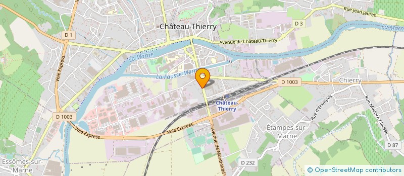 localisation de l'entreprise IMMOPRO 02  ETAMPES-SUR-MARNE