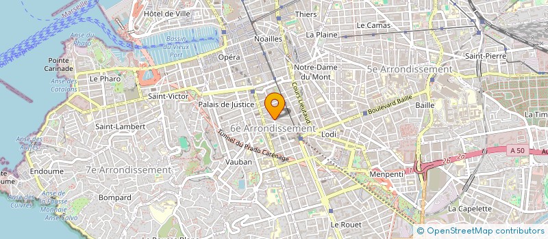 localisation de l'entreprise IMMOPRO 5  MARSEILLE