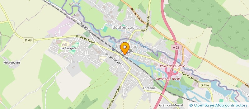 localisation de l'entreprise IMMOPRO à BLANGY-SUR-BRESLE