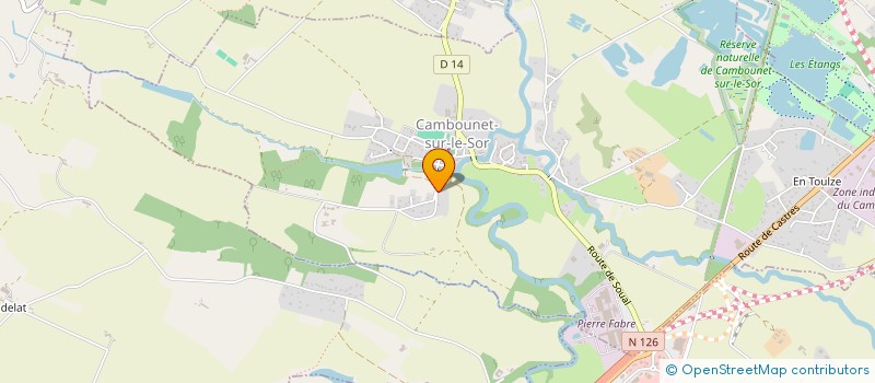 localisation de l'entreprise IMMOPRO 81  CAMBOUNET-SUR-LE-SOR