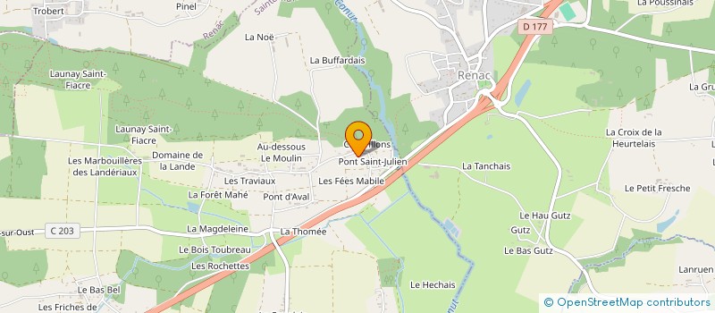 localisation de l'entreprise IMMOPRO à SAINTE-MARIE