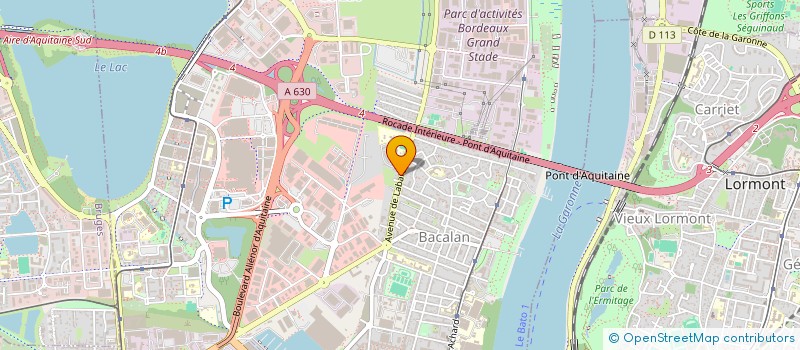 localisation de l'entreprise IMMOPRO CREDIT  BORDEAUX