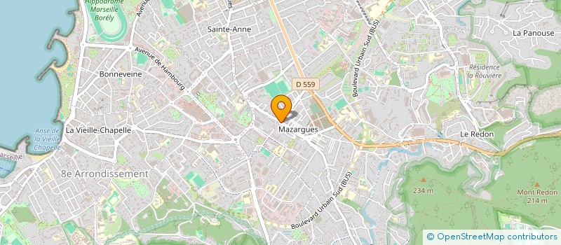 localisation de l'entreprise IMMOPRO GESTION à MARSEILLE