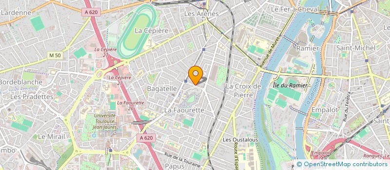 localisation de l'entreprise IMMOPROM  TOULOUSE