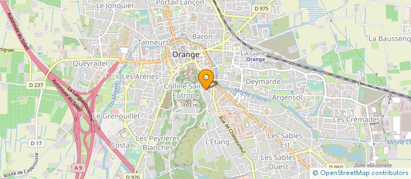 localisation de l'entreprise IMMOPROVENCE PARTNERS à ORANGE