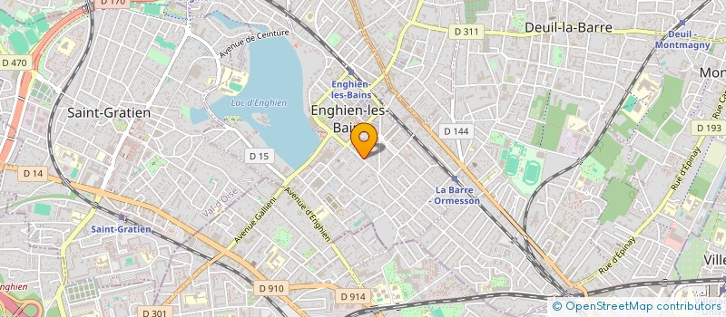 localisation de l'entreprise IMMOPSTA à ENGHIEN-LES-BAINS