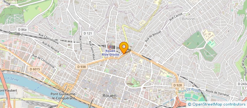 localisation de l'entreprise IMMOPSY à ROUEN