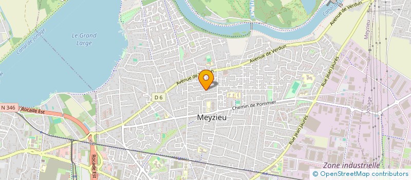 localisation de l'entreprise IMMOPTIC  MEYZIEU