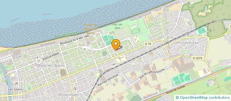 localisation de l'entreprise IMMOQA à DUNKERQUE